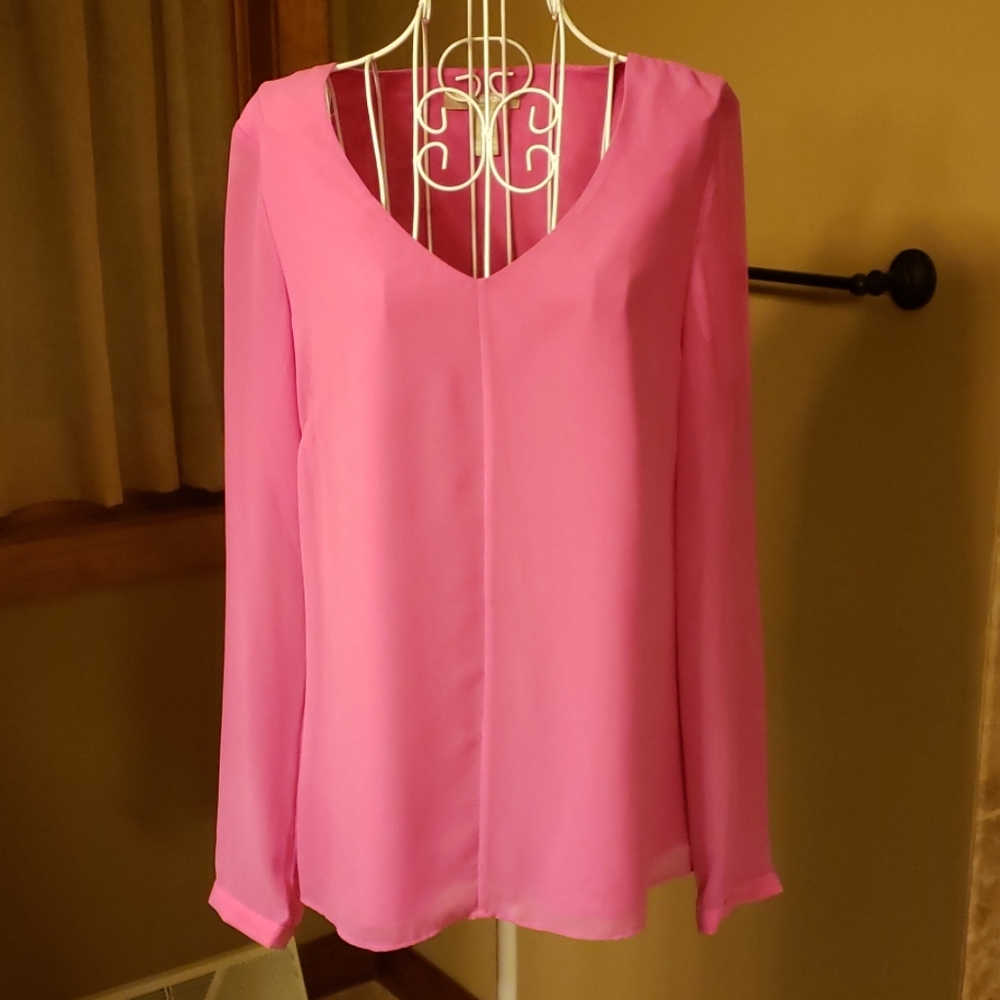 Pink blouse